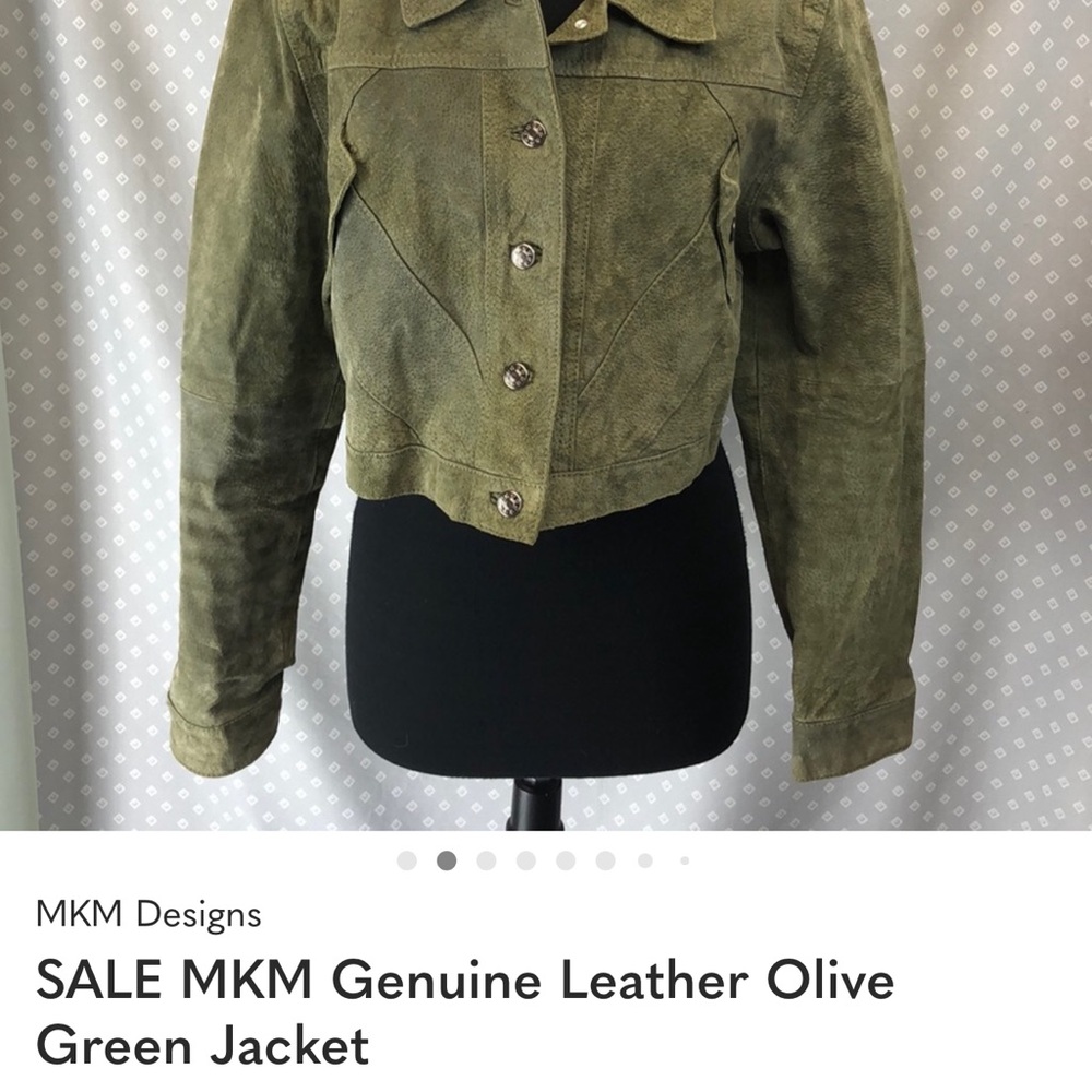 MKM Designs Sage Leather Jacket